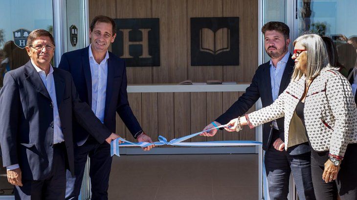 Garro participó de la inauguración de Haras del Sur College