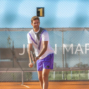 Del Potro en Haras del Sur Del Potro en Haras del Sur, jugando al tenis